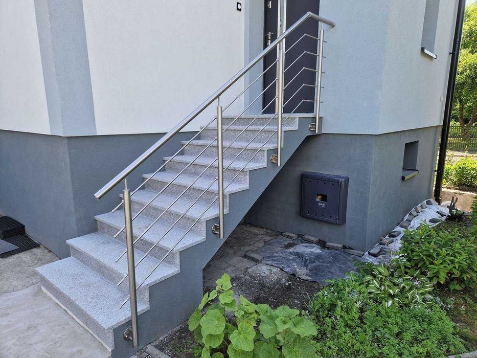 Balkony francuskie, balustrady INOX, balustrada szklana, producent