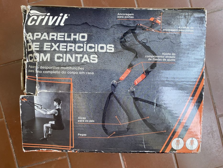 Aparelho de exercícios com cintas