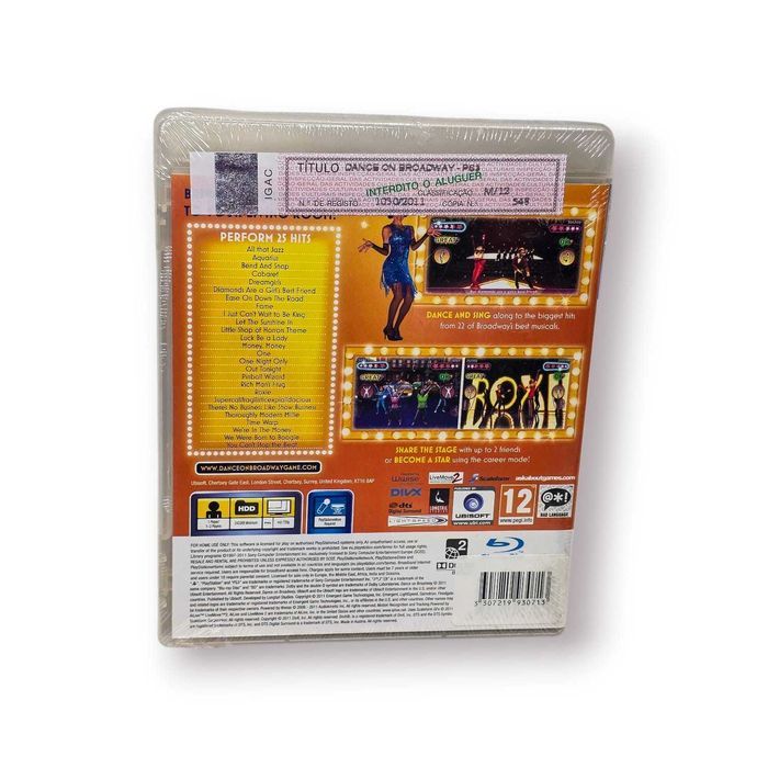 Pack PS3– Jogo Dance on Broadway + Comando PRIF Kontrol 1(Novo Selado)