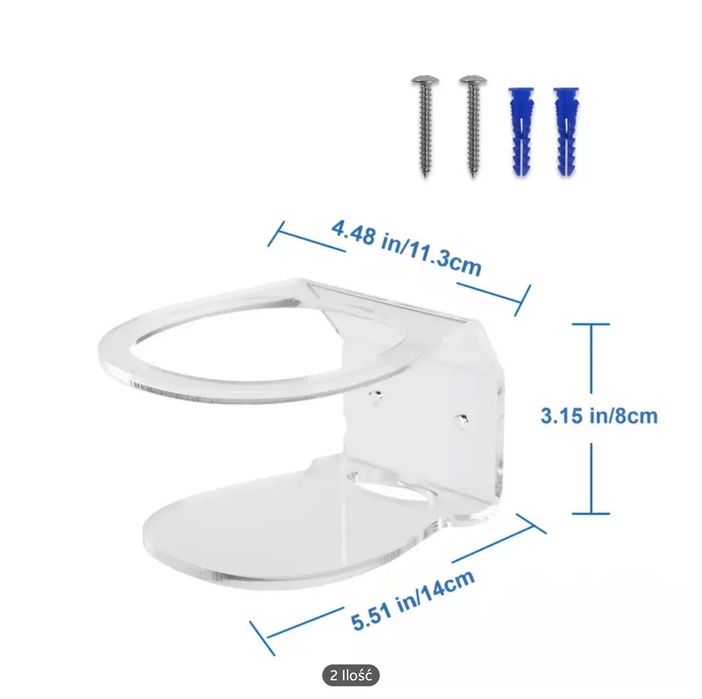 TP-Link Deco S4, M4, P9 - Uchwyty ścienne 2 sztuki.