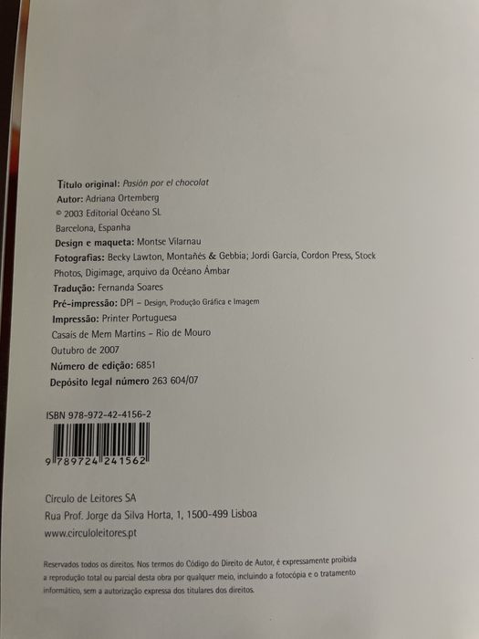 "Paixão pelo Chocolate: O Grande Livro do Manjar dos Deuses"