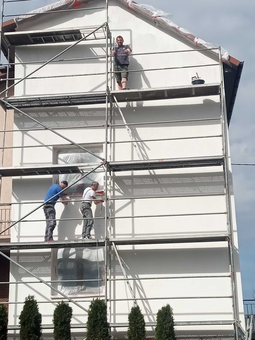DOCIEPLENIA BUDYNKÓW, malowanie elewacji, podbitki, parapety, SOLIDNIE