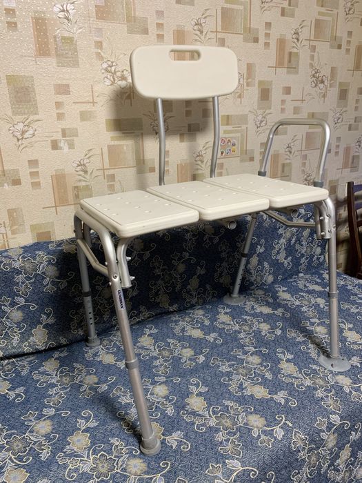 Стілець для душу баріатричний, широкий