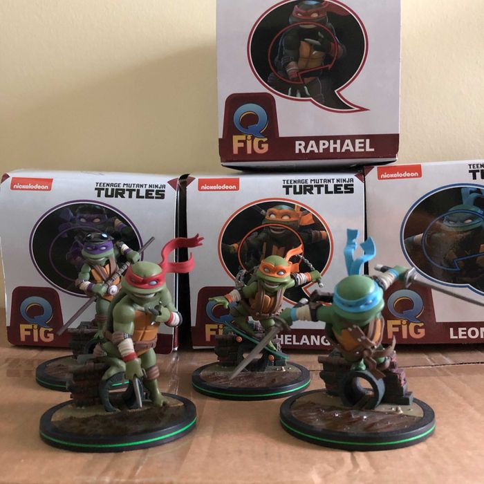 Teenage Mutant Ninja Turtles - 4 Figuras Q-Fig - TMNT