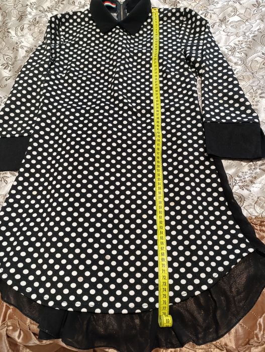 Туніка в горох подовжена