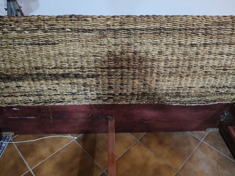 Cama casal Rattan