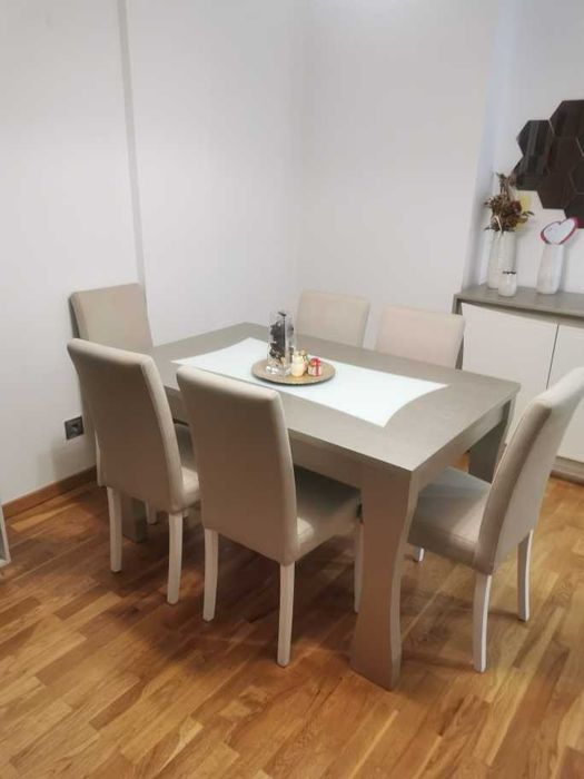 Mesa de Sala com 6 Cadeiras64586207290755122