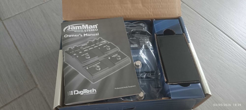 Digitech Jamman Stereo Looper/Phrase Sampler NOVO