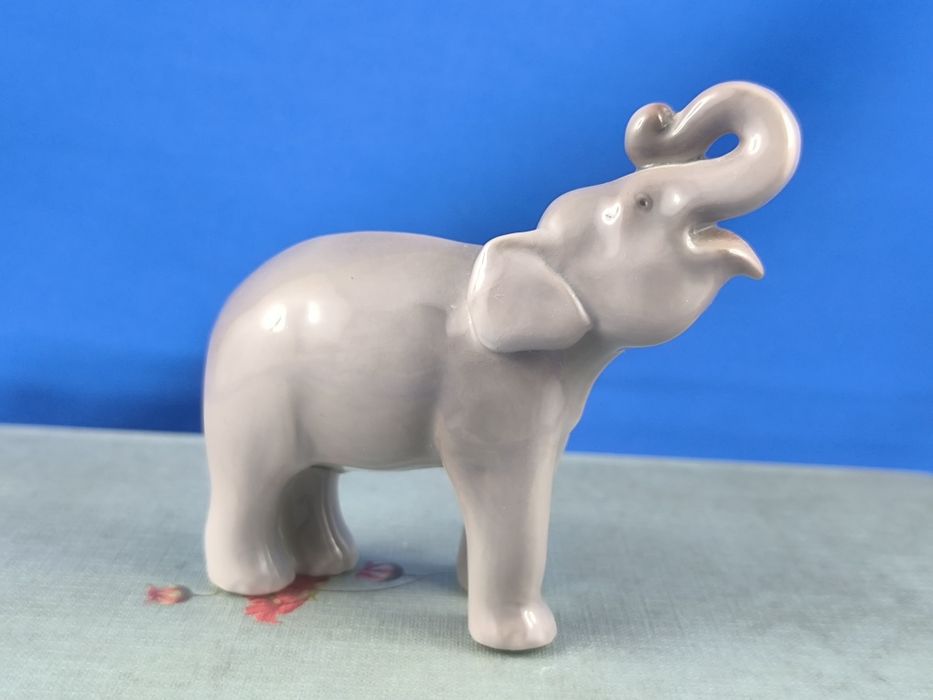 Słoń słoniątko Bing&Grondahl Kopenhaga #porcelana #ozdoba