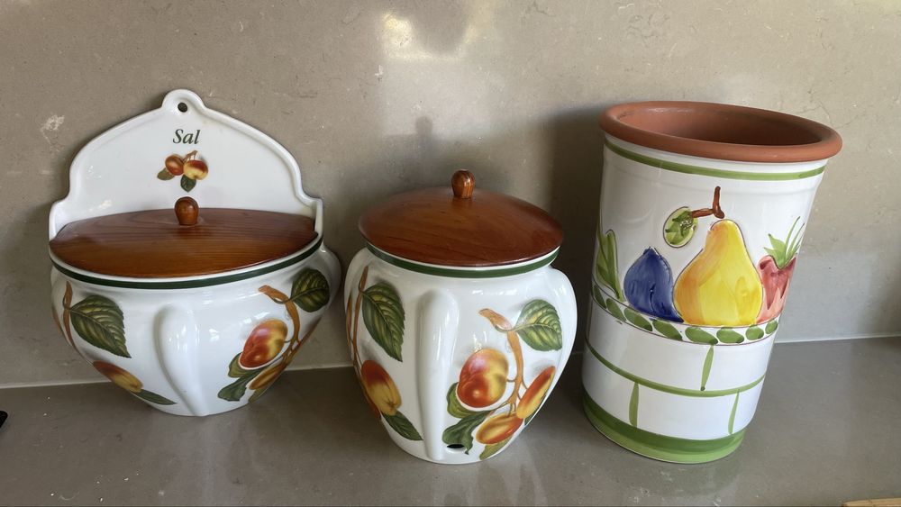 Cozinha utensílios pote barro