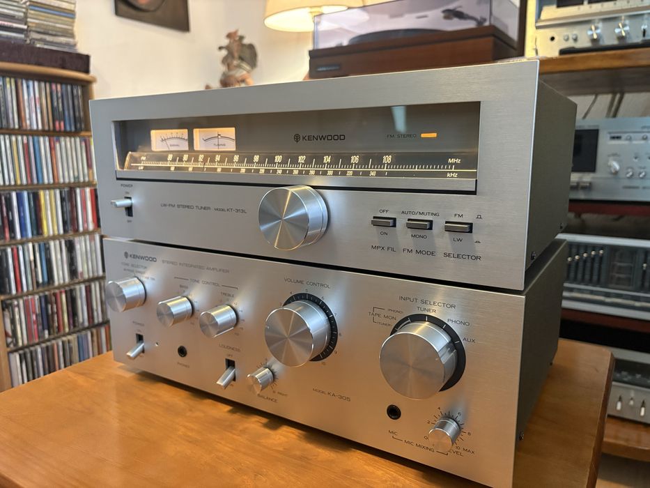 Conjunto Kenwood  KA-305 + tuner KT-313L