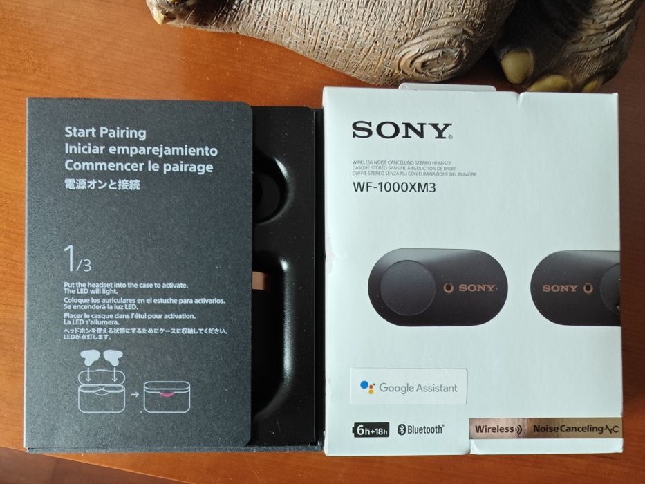 Auriculares SONY WF-1000XM3 IN-EAR Com Cancelamento de  Ruído