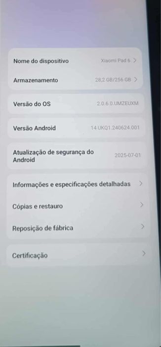 Tablet xiaomi pad 6 256 gb