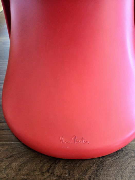 Cadeira Vitra Panton Chair Original - vermelha