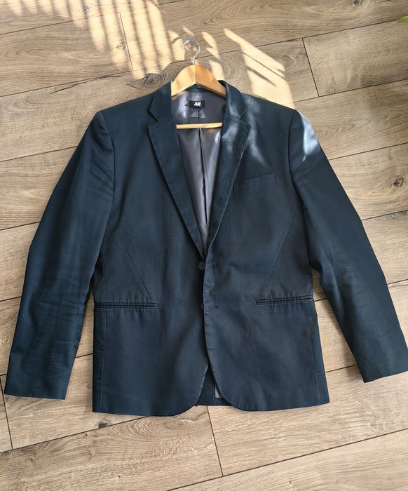Marynarka męska H&M czarna 52 .