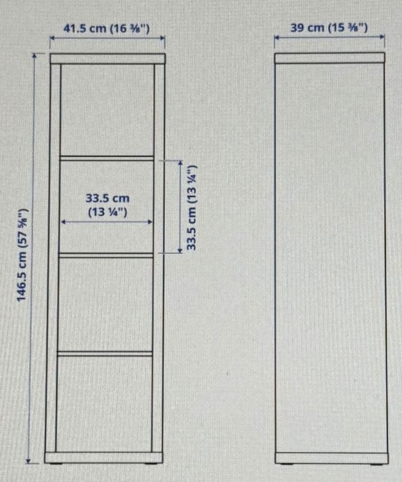 Estante IKEA Kallax (42x147)