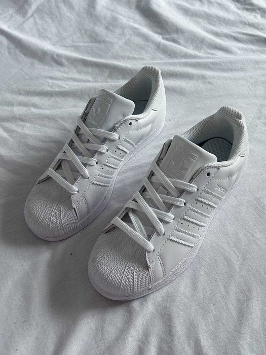Adidas Superstar White кеди жіночі Адідас суперстар білі кросівки