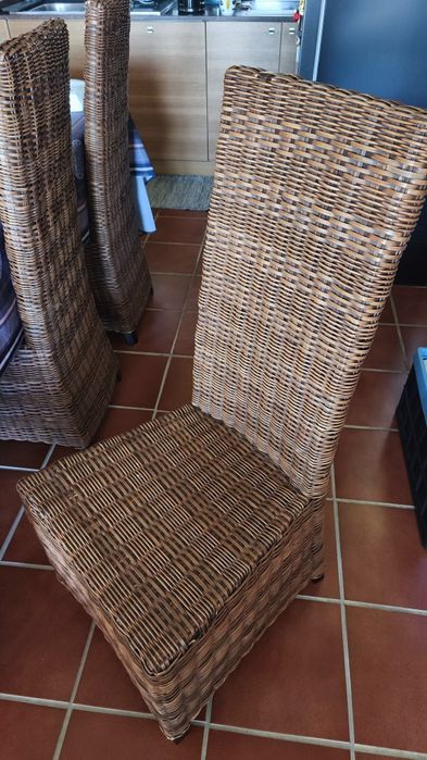 Cadeiras de Sala em Fibra Natural, 18€ cada