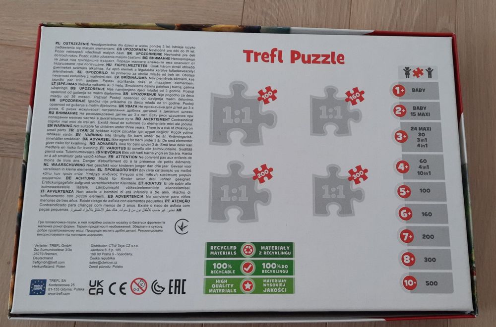 Puzzle dinozaury 160