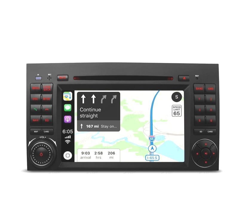 AUTO RADIO ANDROID 11 TIPO OEM GPS 7" PARA MERCEDES USB GPS TACTIL HD