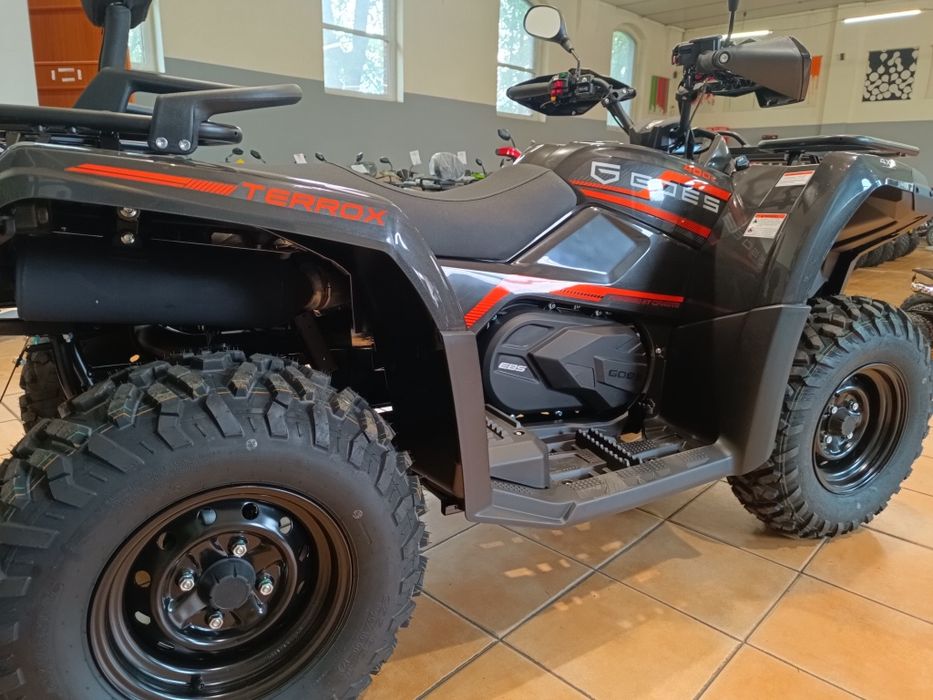 Wielki QUAD CF MOTO GOES TERROX 400 Homologacja 4X4 Wyciągarka RATY