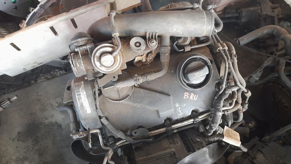 Silnik motor vw golf v 5 19 Tdi 90km bru bxf bxj