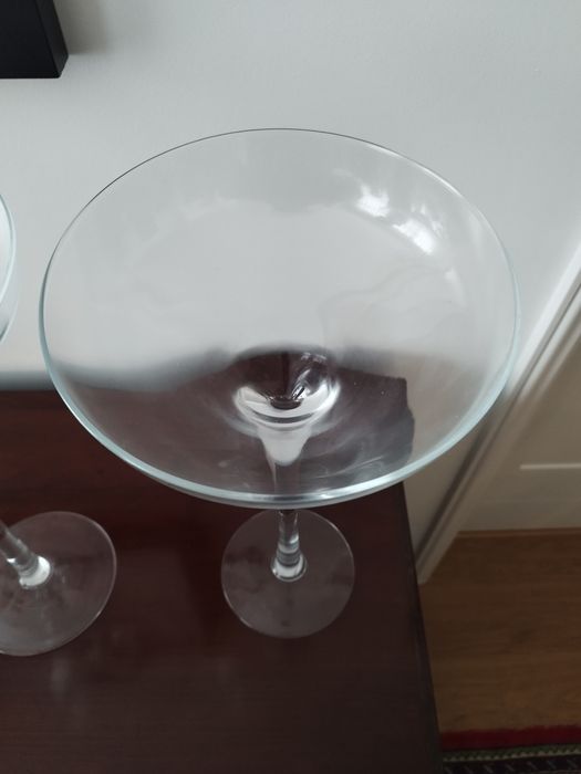 Taças de vidro 40 cm de altura