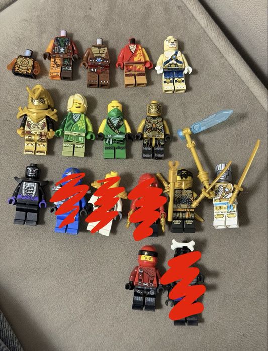 Lego Ninjago чоловічки мініфірки лего нінзяго