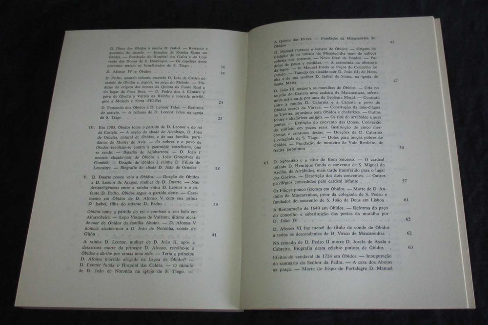 Livro Memórias Históricas Óbidos João Trindade