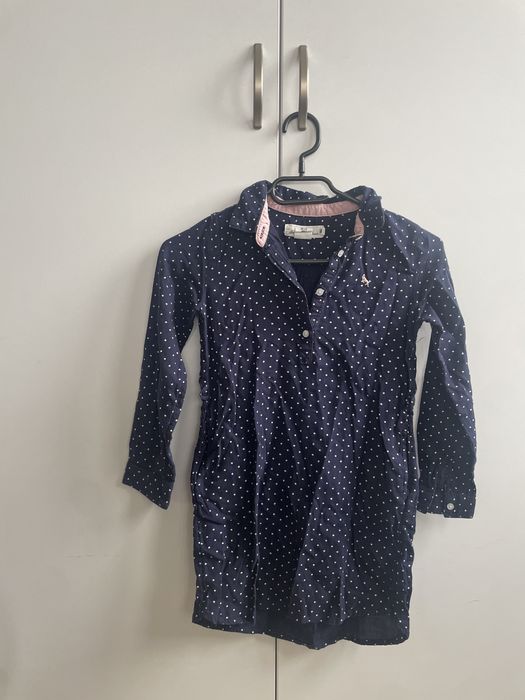 sukienka dziewczęca w kropki