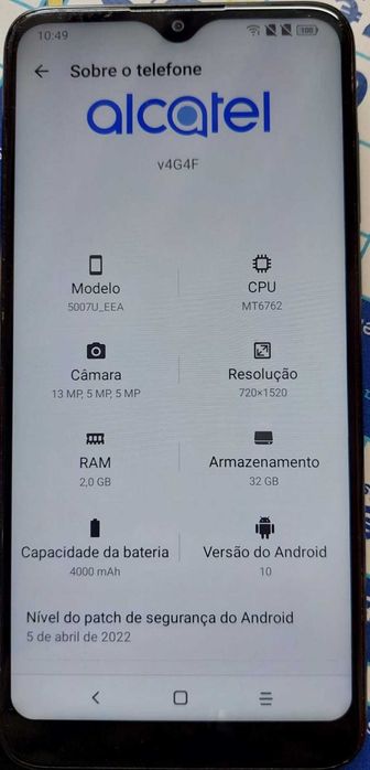 Alcatel 5007U em bom estado