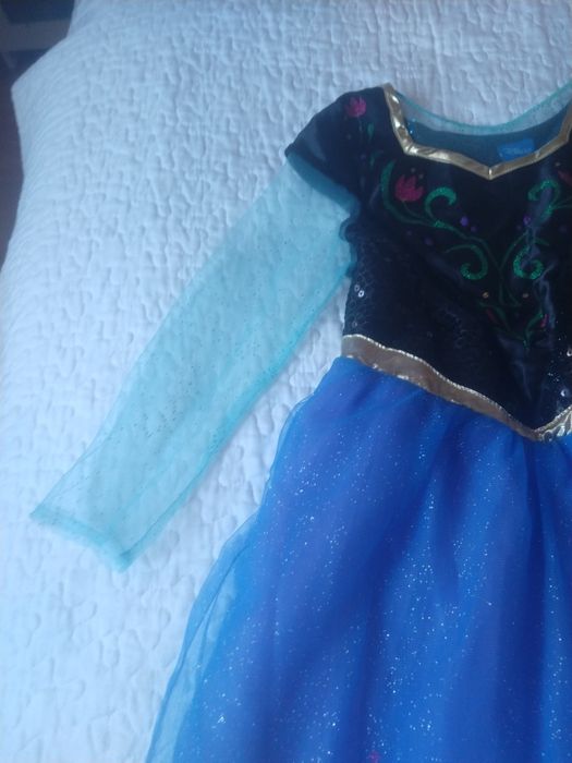 Sukienka na bal dziewczynka Kraina lodu ANNA Z ARENDEL122/128 7/8 lat