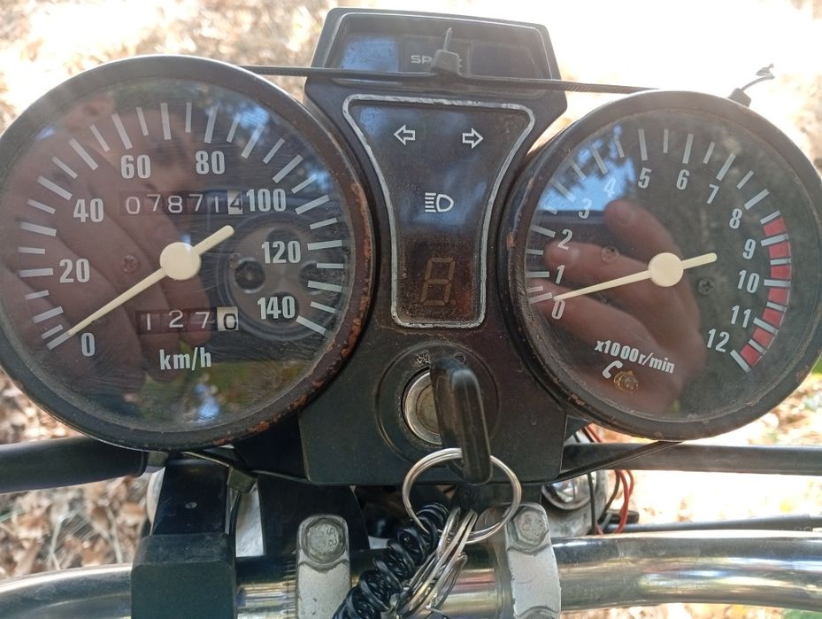 Мотоцикол спарк альфа 125 на док