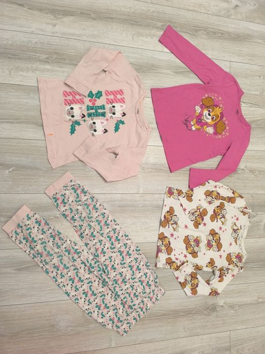 Piżamka 110/116 i bluzeczki psi patrol 116