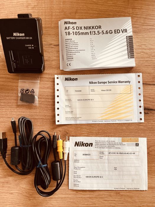 Nikon D5100 + lente 18-105