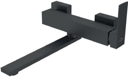 Bateria laveo zlewozmywakowa ścienna czarna