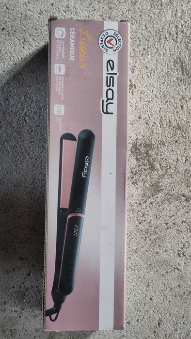 Alisador de cabelo Elsay – Regulável - c/ saco transporte - NOVO