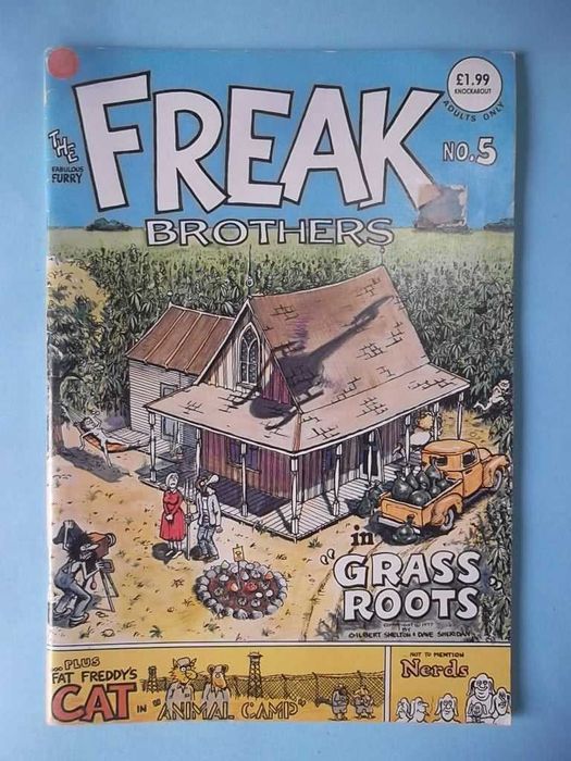 FREAK BROTHERS Gilbert Shelton 6 comics vintage