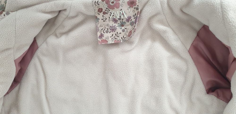 Kurtka przejściowa Zara 104 kwiaty
