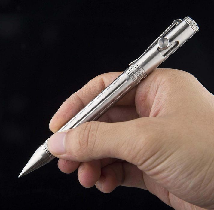 Caneta SMOOTHERPRO Bolt Action Aço Inox
