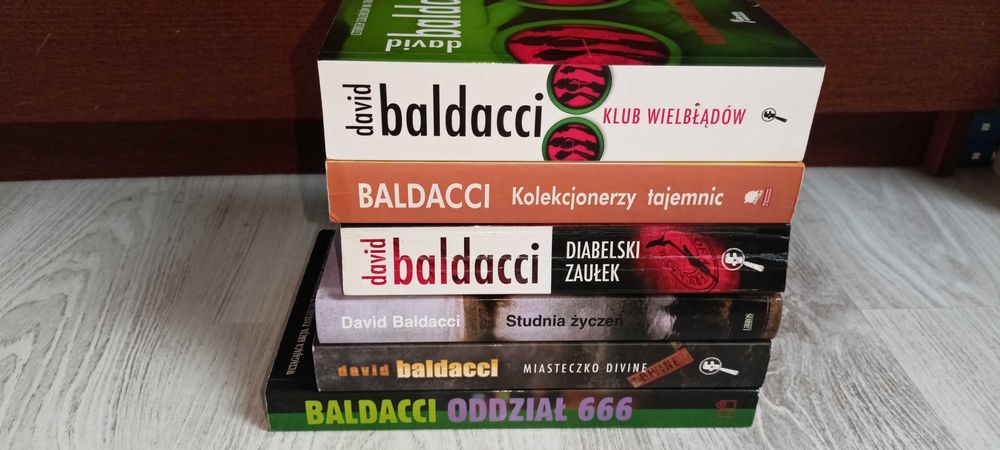 6x Baldacci Kolekcjonerzy tajemnic Klub wielbłądów Oddział 666 Divine
