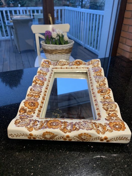 Lustro Włocławek Porcelana PRL