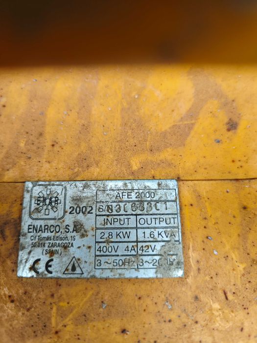 Motor de alta frequência para vibrar betão.
