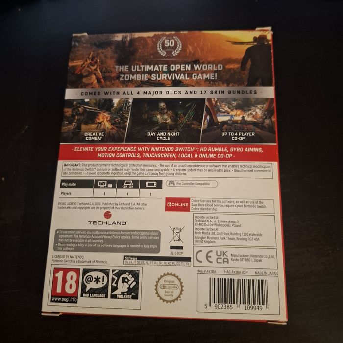 Dying Light Switch