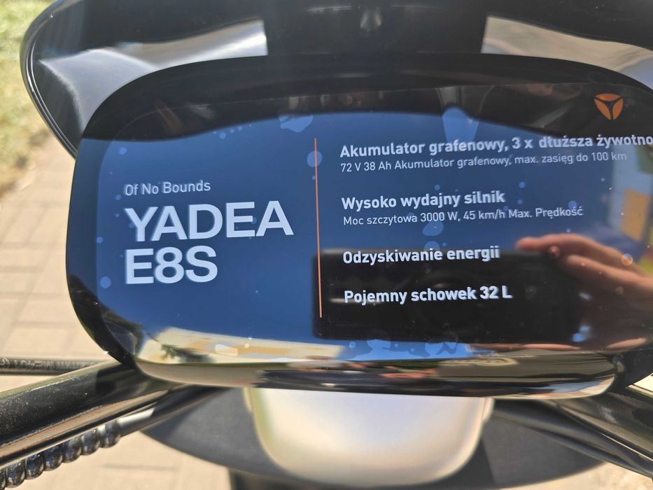 BARTON YAEDA E8S!3000W!Skuter elektryczny-zasięg do 100km!Raty!