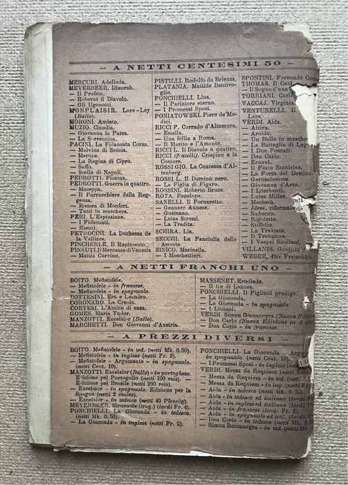 Гугеноты. Джакомо Мейербер. 1884 г.