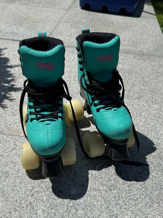 Turkusowe wrotki Chaya - regulowany rozmiar 31-34