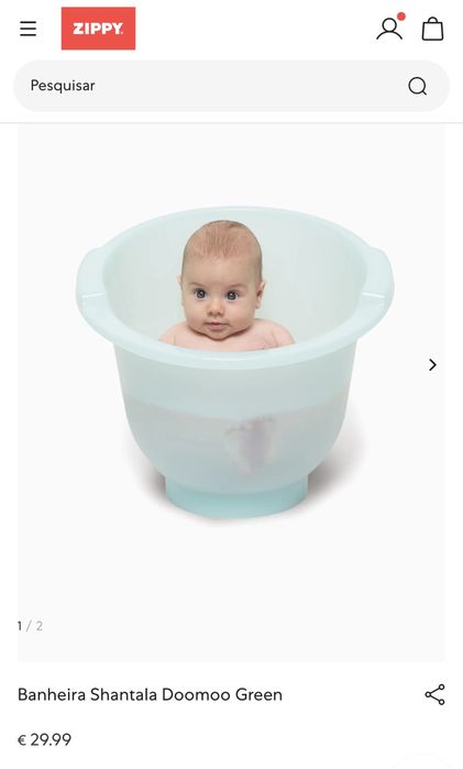 Banheira Bebé Shantala Doomoo