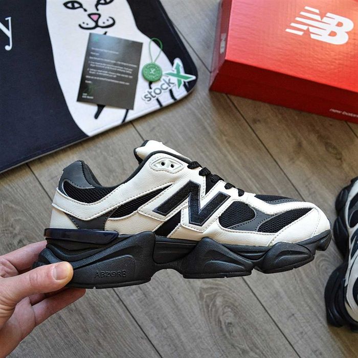 Мужские кроссовки New Balance 9060 'Off White\Black' Размеры 40-45