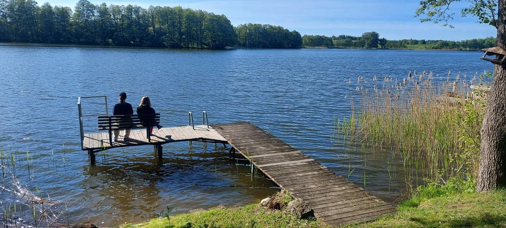 Domek na MAZURACH nad Jeziorem Krzywe koło Mrągowa. Domek nr 2